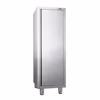 خزانة تخزين من الفولاذ المقاوم للصدأ PREMIUM - 600x600mm - 1 باب مفصلي - الارتفاع: 1800mm