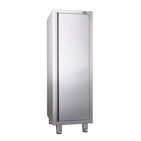 خزانة تخزين من الفولاذ المقاوم للصدأ PREMIUM - 600x600mm - 1 باب مفصلي - الارتفاع: 1800mm