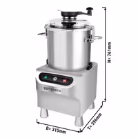 Kuter (sjekač) - 18 l - 1,5 kW - 230 V - 1500 o/min