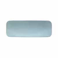 (2 pcs) SELTMANN WEIDEN | Rectangular Coupe Plate – Flat – Porcelain – 350×200 mm – Turquoise