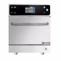 Commercial High Speed Oven - Touchscreen - 3.5kW - Stainless Steel - Ventless - incl. Pizza Tray, Mesh Basket, Non-stick Baking Tray | 80% Faster Cooking