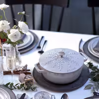STAUB | LA COCOTTE - La Marmite - Ø 240 mm - Lijevano željezo - Boja bijelog tartufa