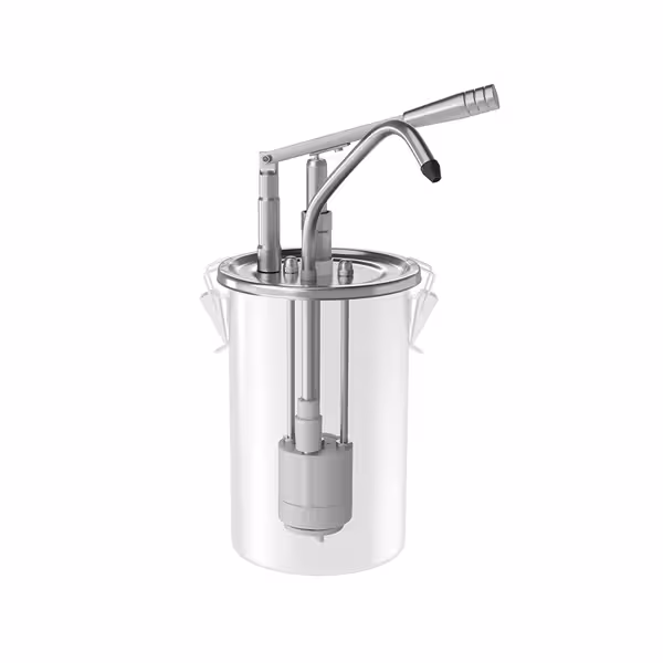 Dispenzer za umake - nehrđajući čelik - 4,5 l - Ø 180x420 mm - prikladno za 4,5 l spremnik - einstellbarer Dosierung - bez spremnika
