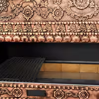 Copper Charcoal Grill - Enclosed - 1500mm