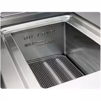 Plinska friteza - 10 L - 6,9 kW - s ispustom za ulje - s ormarićem