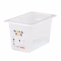 (6 komada) CAMBRO | SafeTrak – GN 1/4 polipropilenski spremnik – neprozirni – Visina: 150 mm