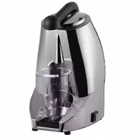 Commercial Electric Citrus Juicer - 570W - 10.31kg - with press arm, dishwasher-safe parts up to 90°C - Silver (Single)