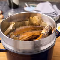 STAUB | Cocotte with Steamer Insert – Ø 260 mm – Dark Blue