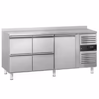 Balcão refrigerado ECO - 1795 x 700 mm - com 1 porta - 4 gavetas - com rebordo