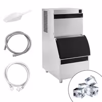 Commercial Ice Machine - Cube - 230 kg/24 h - incl. storage container