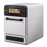 Commercial High Speed Oven - Touchscreen - 3.0kW - Stainless Steel - Ventless - incl. Pizza Tray, Mesh Basket | 80% Faster Cooking