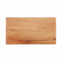 (6 pcs) GN 1/3 Gastronorm Tray - OAK LIGHT - Melamine - 325x176mm - Height: 15mm - Brown