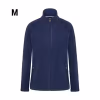 KARLOWSKY | Women's Workwear Fleece Jacket Warm‑Up – Navy - M - Recycled Polyester