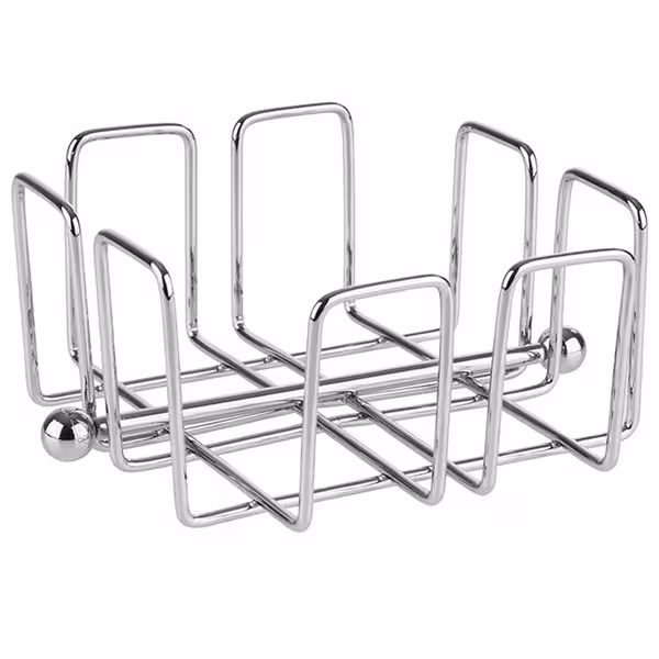 (6 adet) Peçetelik - BAR - Metal - yaklaşık 50 kokteyl peçetesi - 140x140x65mm - ağırlık çubuğu dahil