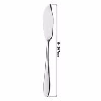 (12 pcs) Table knife Leandro - 18/10 stainless steel - 207mm