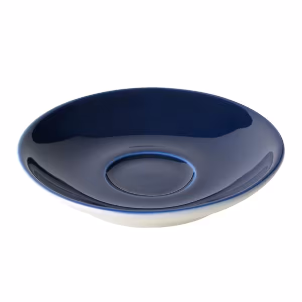 (6 kom) BART COLOUR CAFE - Tanjurić za espresso - Okrugli - Ø 110 mm - Plava