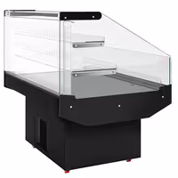 Commercial Island Chiller - 1281x975mm - 180 Litres - Open-Top - Black