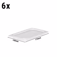 (6 komada) CAMBRO | Polipropilenski GN-Poklopac 1/4 - Hermetičan - Mliječna boja