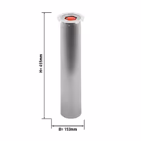 In-Counter Cup Dispenser - Stainless Steel - spring-loaded - In-Counter Version