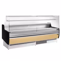 Serve Over Counter - 2560x953mm - with 4 doors - front panel beige - capacity 282 litres