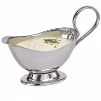 (6 pcs) Gravy Boat PROFI - 0.25 litres - Stainless steel - 191x88x128mm