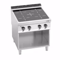 staklokeramički štednjak - Linija 900 - 800x900x965 mm - 16 kW - 4 ploče - samostojeći