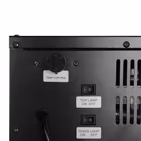 GASTRO-COOL | Commercial Mini Bar Fridge – 62 L – 430 mm – Lockable – 2–10 °C – Black