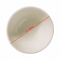(24 pcs) Dessert Bowl - TEOS - Porcelain - round - Ø 100mm - Cream