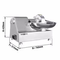 Horizontalni kuter - 10 l - 750 W - 230 V - 1440 o/min