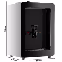 Milk warmer PREMIUM - Digital - 10L - 1.8kW - Black - incl. tap