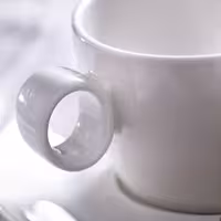 (6 adet) LUX - Cappuccino Fincanı Maastricht - 230ml - Elfenbein