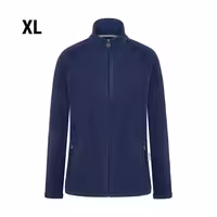 KARLOWSKY | Women's Workwear Fleece Jacket Warm‑Up – Navy - XL - Recycled Polyester