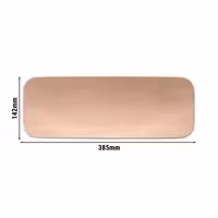 (2 adet) SELTMANN WEIDEN | Coupe tabak - düz dikdörtgen - 380x140 mm - Toz Pembe