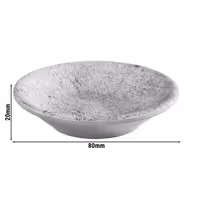 (24 adet) Ramekin (Sos Kasesi) - ELEMENT - Melamin - 10ml - yuvarlak - Ø80mm - Gri