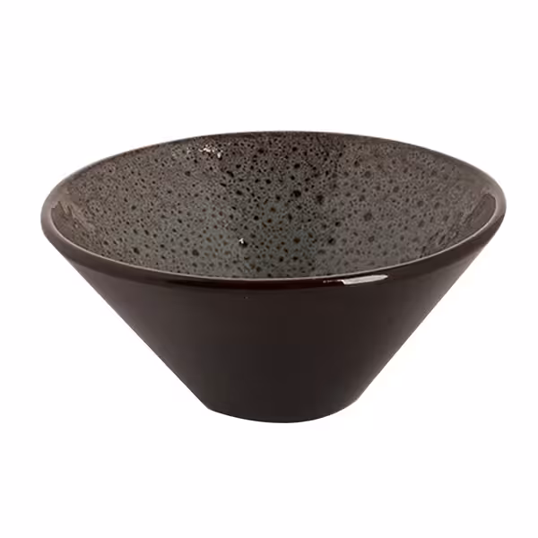 (48 adet) Tatlı / Salata Kasesi - TURKEY - Steinzeug - 100ml - yuvarlak - Ø100mm - Kahverengi/Mavi