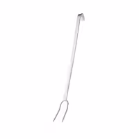 (4 pcs) Meat Fork - 2-Prong - Long Handle - Length 615mm