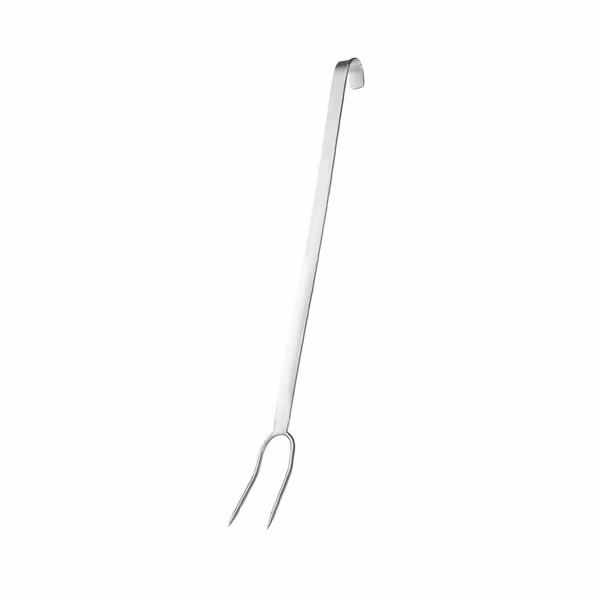 (4 bucăți) Furculiță pentru tranșat/carne – cu 2 dinți – Lungime: 500 mm