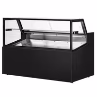 Serve Over Counter - 1580x910mm - double glazing - black front - LED lighting - capacity 230 litres