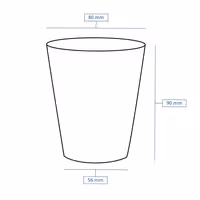 (1000 pcs) Reusable Lid - Transparent - fits 200ml Deli Cup Ø80mm