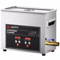Ultrazvučni čistač – 6,5 litara – 180 W ultrazvučne snage – s odvodnim ventilom