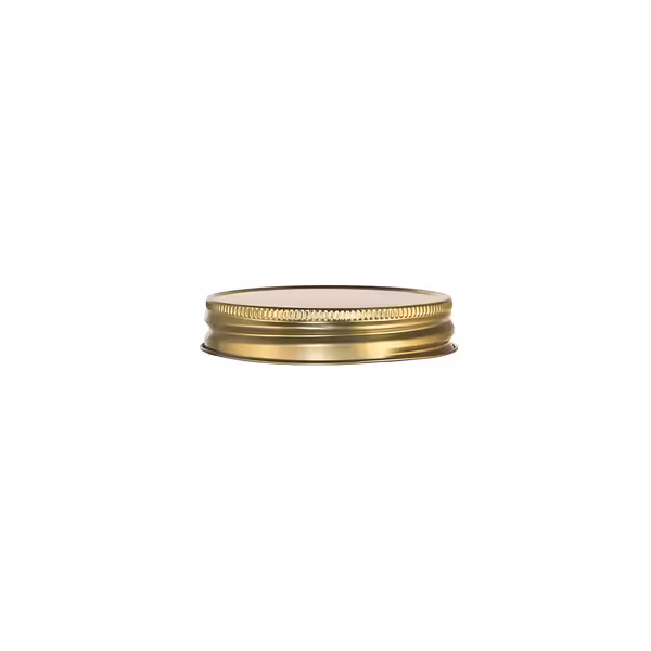 (72 Stück) LIBBEY | DRINKING JARS - Deckel - Metall - Gold - passend für 70810, 70811 & 70812 