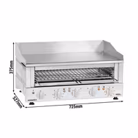ROBAND | Toster sa roštiljem 700 - 5,9 kW - Roštilj & Salamander