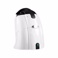 Commercial Electric Citrus Juicer - 570W - 14.5kg - with press arm, interchangeable cones, dishwasher-safe parts - White (Double)