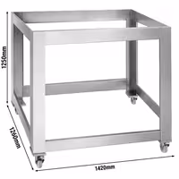 Base Stand - for Pizza Oven - 1420x1260x1250mm - Stainless Steel - compatible with PEZ930, PEZ930#2 & PDZ930