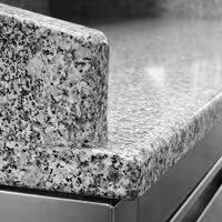 Stół chłodniczy do pizzy PREMIUM - 1550x800mm - z blatem granitowym - 1‑drzwiowy, 5 szuflad - z nadstawką chłodniczą z osłoną szklaną - 6x GN 1/3