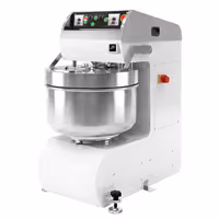 Spiralna miješalica za tijesto - 157 l / 100 kg - 2 brzine - s fiksnom posudom - 2 motora - s timerom - 400 V - za pizzu i kruh