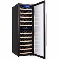 Commercial Wine Fridge - Dual Zone - 160L - max. 53 bottles