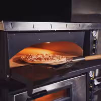 Pravokutna lopata za pizzu - anodizirani aluminij - 305x355 mm - ručka drvena