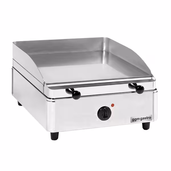 Fry Top Elettrico Professionale - 3,5 kW - Liscio - Superficie di cottura: 385x415mm