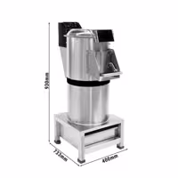 Elektromos Burgonyahámozó gép - 200 kg/h - 550 W - 400 V - 900 ford/perc - 10 kg/ciklus